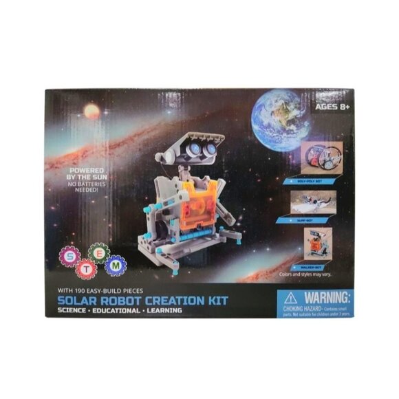 Solar Robot Creation Kit With 190 Pieces - Powered By Sun - Science & Educationa - Picture 5 of 6